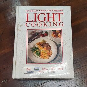 RARE MISPRINT Light Cooking Cookbook - White Cover